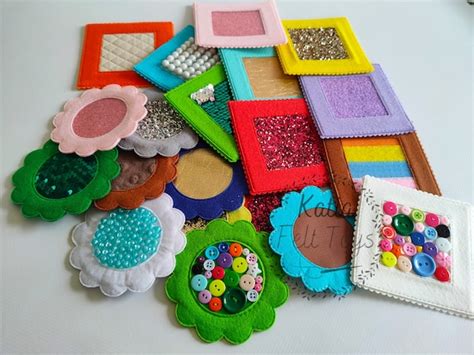 Tactile Sensory Cards Pack Safe Touch And Feel Felt Toys For Etsy