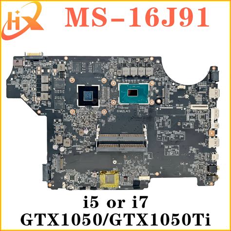 Placa base para ordenador portátil MSI MS 16J91 GP62 PE60 GL62M i5