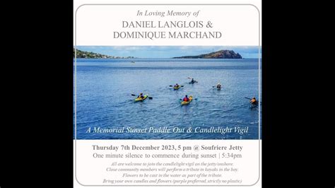 Sunset Paddle Out Candle Light Vigil For Daniel Langlois And