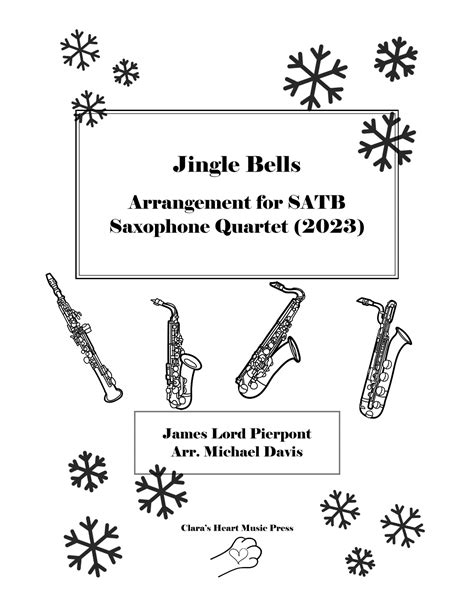 Jingle Bells Satb Saxophone Quartet Arr Michael Davis Sheet Music