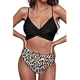 Amazon Cupshe Bikini Sets For Woman Two Piece Swimsuits High