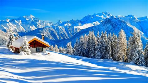 Winter Cabin Wallpaper For Desktop 57 Images