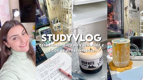 studyvlog como consigo ser tão produtiva estudando aula na