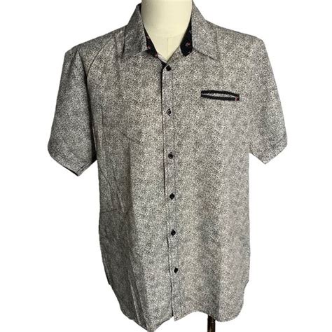 Eighty Eight Shirts Eighty Eight Button Up Short Sleeve Shirt Xl