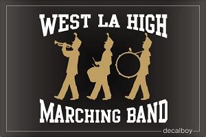 marching band logo decal