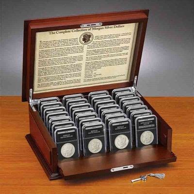 The Complete Collection of Morgan Silver Dollars - display | Silver ...