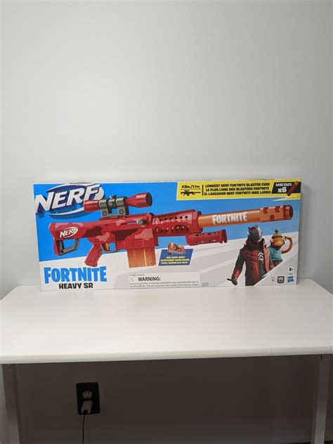 NEW Nerf Fortnite Heavy SR Blaster Sniper Rifle Nerf Guns Boys Toy Foam Dart Gun | #4584104223