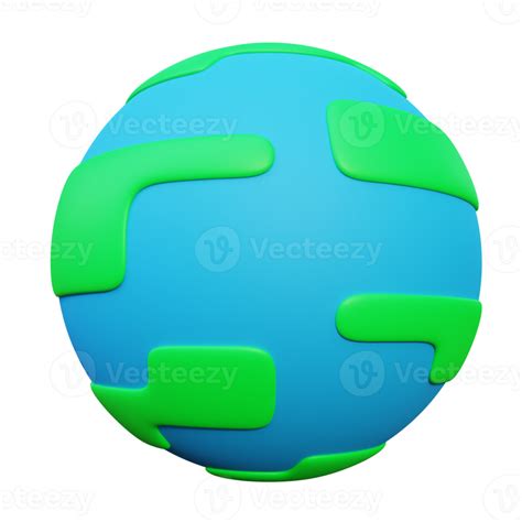 Stylized D Earth Surface Illustration Highly Rendered Cartoon D