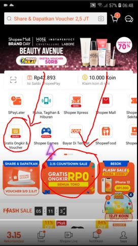 Cara Pakai Voucher Gratis Ongkir Shopee Terbaru Maret Tongbos