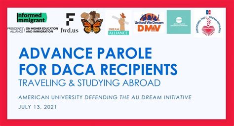 Traveling On Advance Parole A Guide For Daca Recipients Presidents