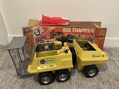 Big Trapper Vintage Gi Joe Adventure Team Vehicle Truck With Box