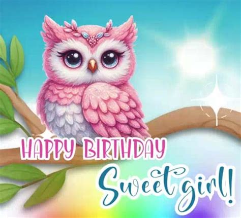 Happy Birthday Sweet Girl Card Free For Kids eCards, Greeting Cards ...