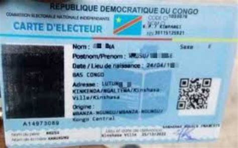 Nord Kivu Les Nouvelles Cartes D Lecteurs Non Reconnues Par Une