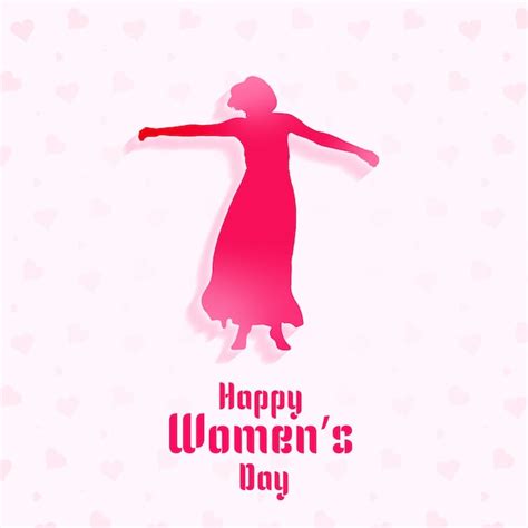 Premium Vector Vector Happy Womens Day Greeting Card Design With