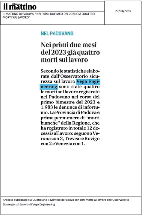 Il Mattino Di Padova Nei Primi Due Mesi Del Gi Quattro Morti