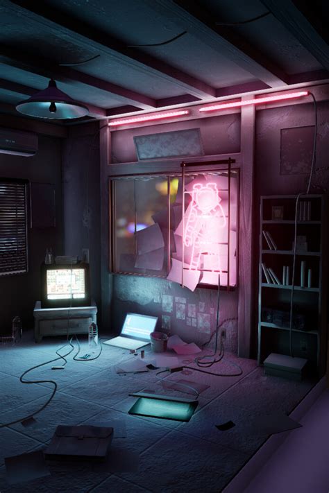 Jamie Abar Cyberpunk Apartment