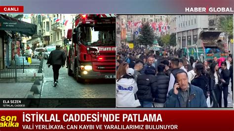 Stiklal Caddesi Nde Patlama Haber Global Muhabiri Olay Yerinden Aktard