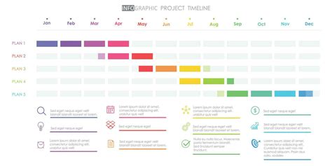 Projekt Zeitleiste Diagramm Infografik Roadmap Vorlage Zum Gesch Ft