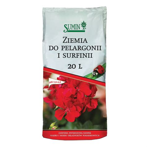 Ziemia Do Pelargonii I Surfinii 20l Sumin Ziemia Cena Opinie