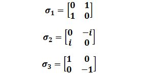 Pauli Matrices — Greg School