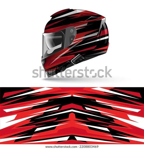 Automotive Racing Helmet Design Vector Stock Vector (Royalty Free ...