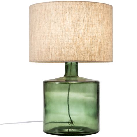 Temple And Webster 46cm Hamilton Glass Table Lamp