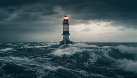 Beacon Guides Nautical Vessel through Dangerous Storm Generated by AI ...