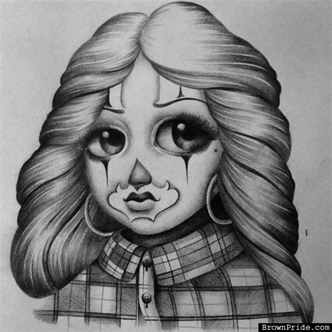 Classic Chola Payasa Chicana Drawing Cholas And Cholos Art