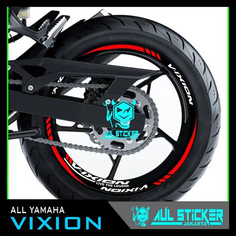 Jual Sticker Velg Yamaha Vixion Depan Belakang Shopee Indonesia