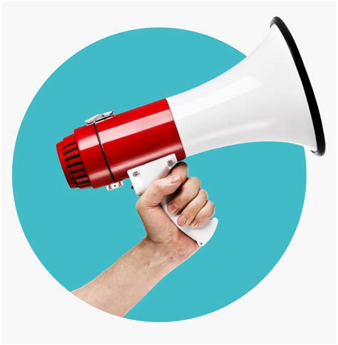 Megaphone Png Hand With Megaphone Png Transparent Png Transparent