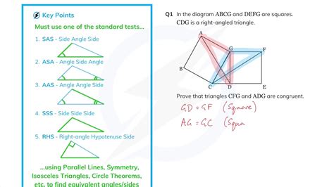 Congruent Triangles Youtube