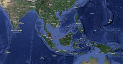 Malaysia with capitals map dictance : Scribble Maps