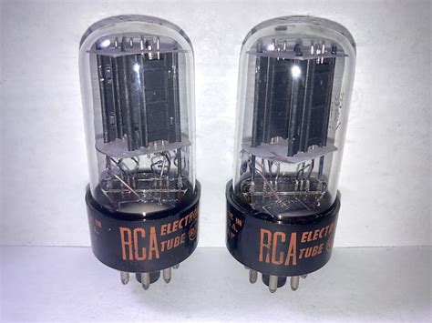 1964 RCA 6SN7GTB ECC33 6SN7 Tubes Matched Pair NOS Tested Reverb