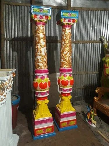 Circular Multicolor FRP Wedding Pillars 7 5feet L At 8500 In Agartala