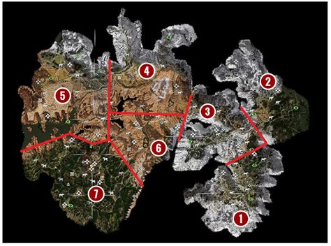 Horizon Zero Dawn World Map Description And Characteristics Horizon