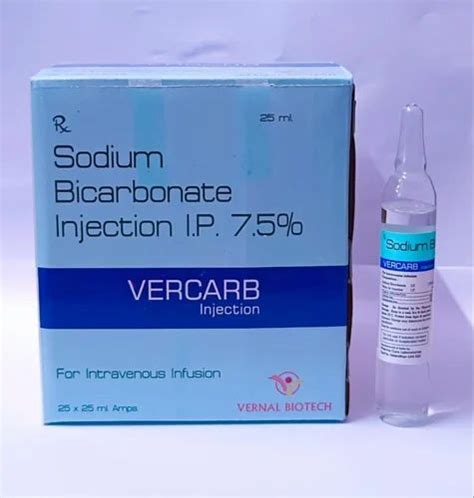 Liquid Sodium Bicarbonate Injection I P Packaging Size X