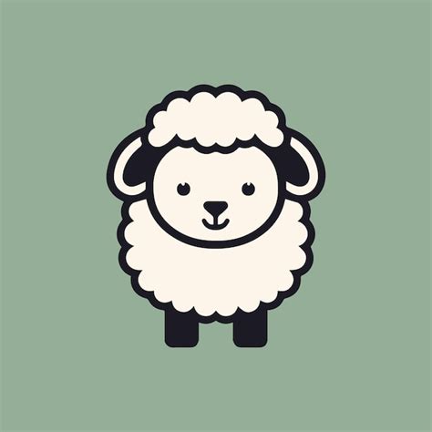 Premium Vector Simple Sheep Logo Design Vector