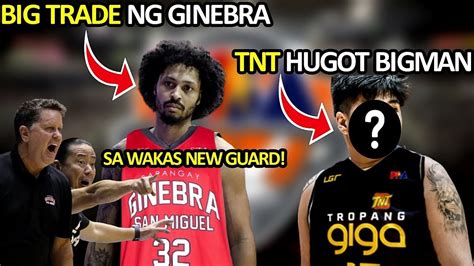 Pba Updates I Ginebra Malaking Plano I Tnt Bagong Bigman Youtube