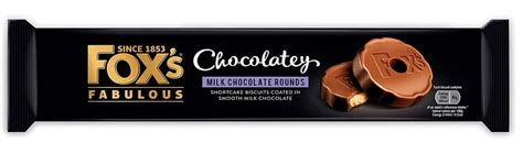 Fox S Fabulous Chocolatey Milk Chocolate Rounds Shortcake Biscuits