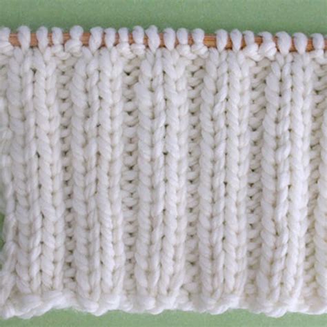 2x2 Rib Stitch Knitting Pattern For Beginners Studio Knit