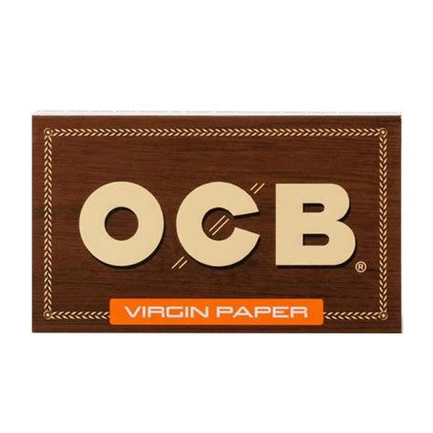 Feuilles OCB papier à rouler Virgin non blanchies 50 feuilles