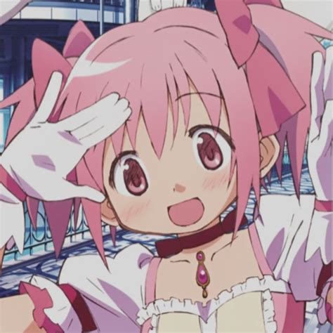 Madoka Kaname Icon Puella Magu Madoka Magica Pfp Pink Modoka Magica