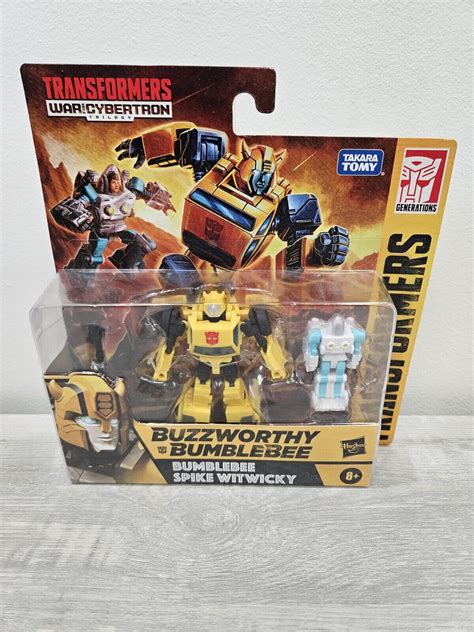 Hasbro Transformers War For Cybertron Buzzworthy BUMBLEBEE SPIKE