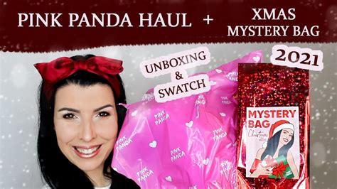 Pink Panda Kar Csonyi Haul Mystery Bag Xmas Edition Unboxing