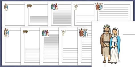 Nativity Page Borders