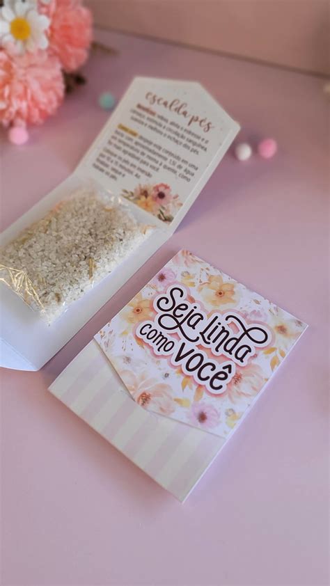 Card Escalda Pés Dia da Mulher Elo7 Produtos Especiais