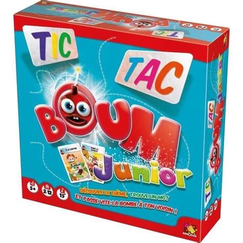 ASMODEE Tic Tac Boum Junior Jeu de société Achat Vente jeu