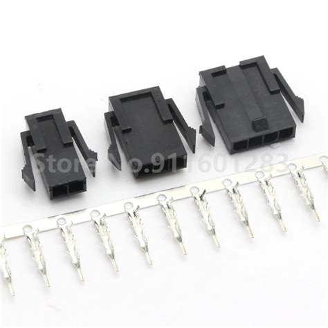 sets mx mm pitch single row female housingmale terminals