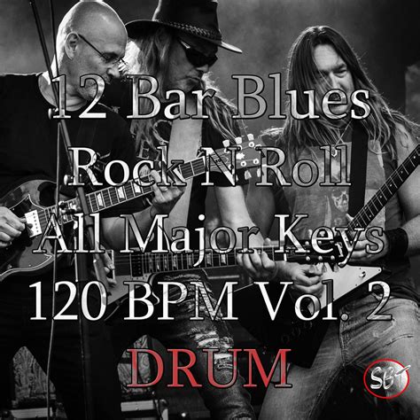 12 Bar Blues Rock N Roll Style Drum Backing Tracks All Major Keys