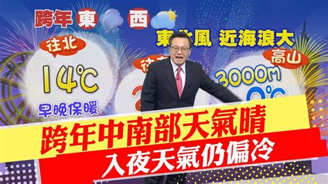 【戴立綱報氣象】跨年中南部天氣晴 入夜天氣仍偏冷｜新年東部雲多曙光難 西部天晴可見 20221230 Ctinews Youtube